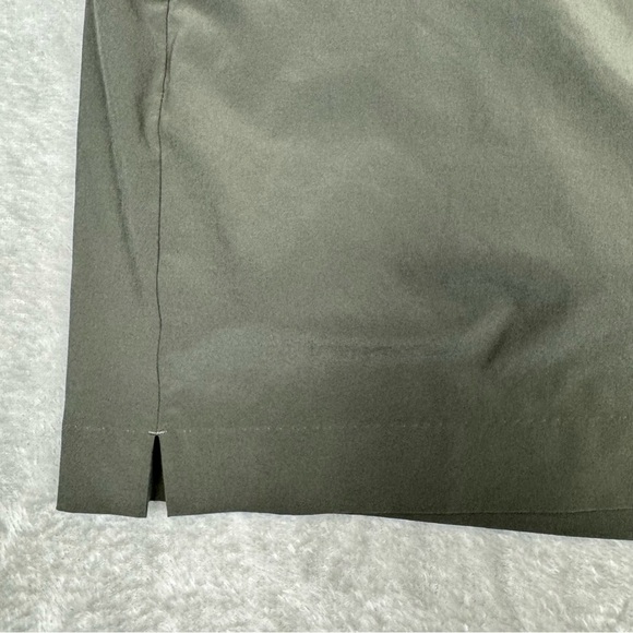 Athleta Soho Skort Skirt Olive Green Pockets Size 16 Tall Hiking Golf Tennis - Picture 8 of 12